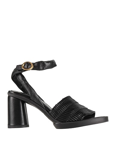 MJUS Sandals Black Leather
