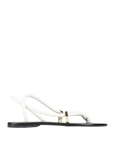 BANDONI Flip flops White Textile fibres