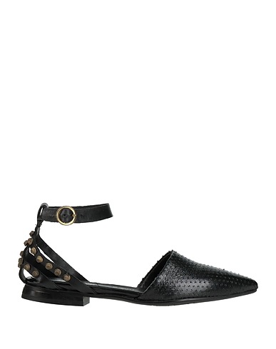 MJUS Ballerinas Schwarz Leder
