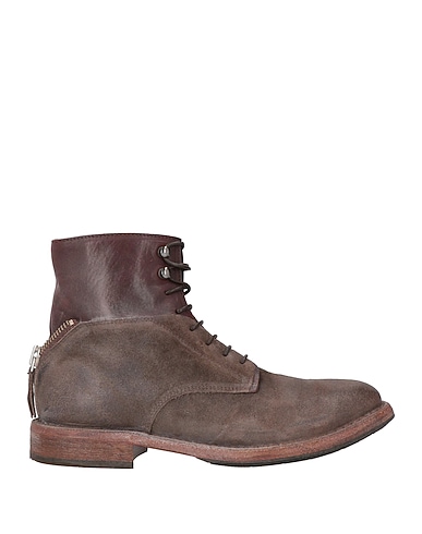 MOMA Ankle boot Dark brown Leather
