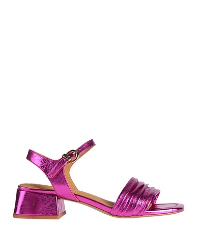 BRUNO PREMI Sandals Fuchsia Leather