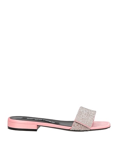 SERGIO ROSSI Sandals Pink Textile fibers