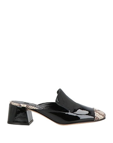 SERGIO ROSSI Mules and clogs Black Leather