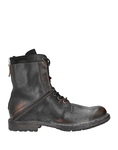 MOMA Stiefelette Schwarz Leder