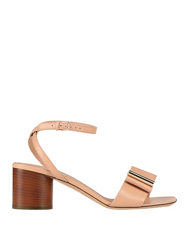FERRAGAMO Sandali Cipria Pelle