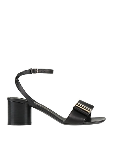 FERRAGAMO Sandales Noir Cuir