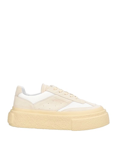 MM6 MAISON MARGIELA Sneakers Beige Leather, Textile fibres