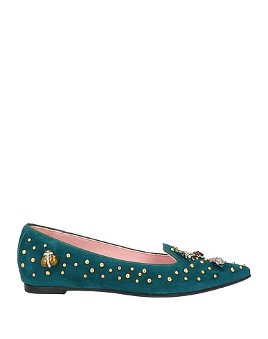 RAS Loafers Emerald green Leather