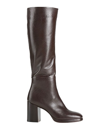 THE SELLER Boots Dark brown Leather