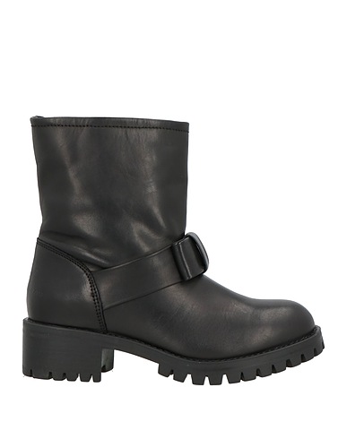 FRAU Ankle boot Black Textile fibres