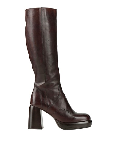 CURIOSITÉ Boots Dark brown Leather