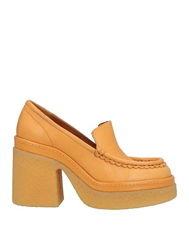 CHLOÉ Loafers Camel Leather