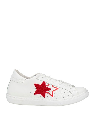 2STAR Sneakers White Leather
