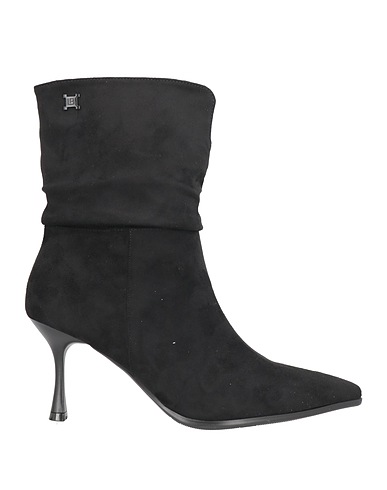 LAURA BIAGIOTTI Ankle boot Black Textile fibres
