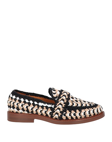 CHLOÉ Loafers Light brown Textile fibers