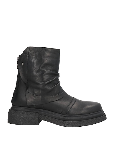 BRANDO SHOES Ankle boot Black Leather