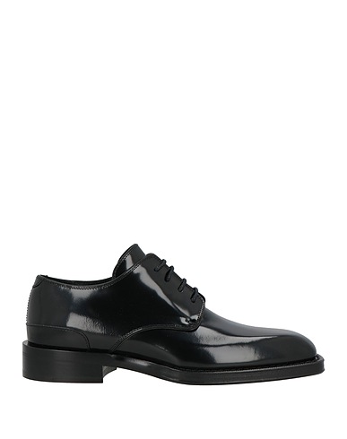 BURBERRY Laced shoes Black Leather