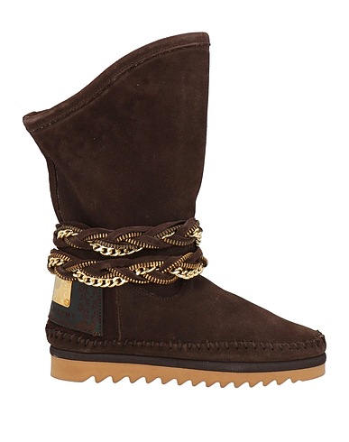 KARMA OF CHARME Stiefelette Dunkelbraun Leder