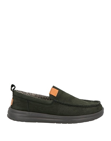 HEY DUDE Loafers Black Leather