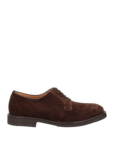 SEBOY'S Laced shoes Brown Leather