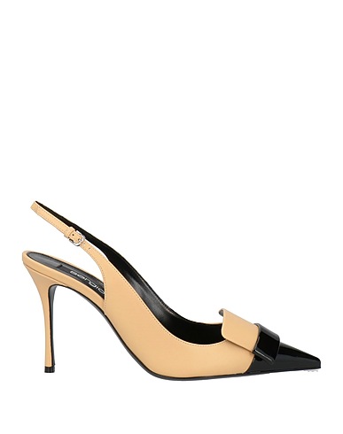 SERGIO ROSSI Court Beige Leather
