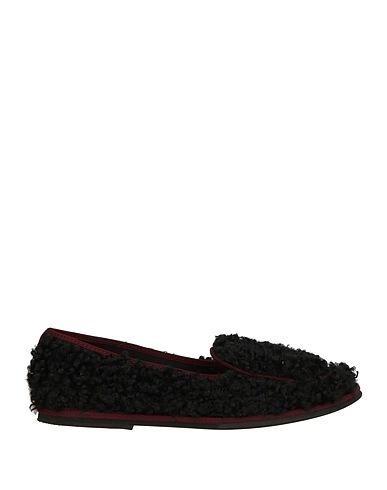 ARGILLA Loafers Black Textile fibres