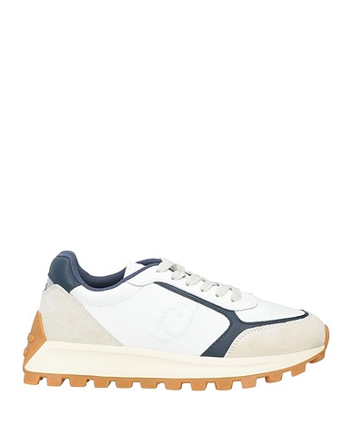 LIU •JO MAN Sneakers White Leather, Synthetisches Material