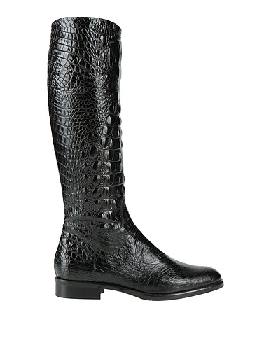 E'CLAT Stiefel Schwarz Leder