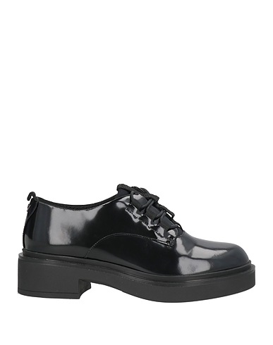 EMPORIO ARMANI Laced shoes Black Leather