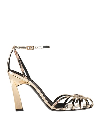 EMPORIO ARMANI Sandals Platinum 100% Calfskin