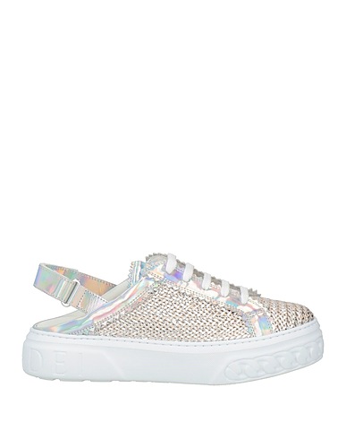 CASADEI Sneakers Silver Leather