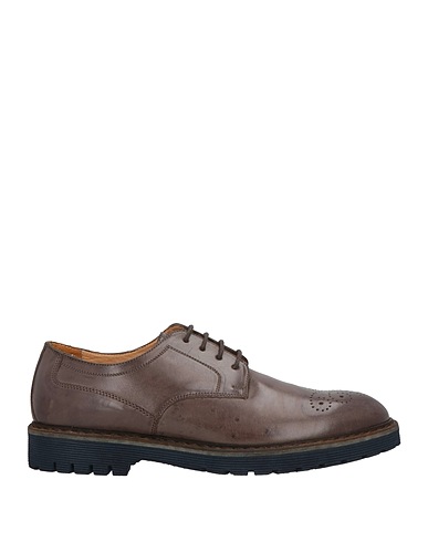 I CALZOLAI DEL BORGO Laced shoes Taupe Leather