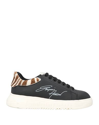 EMPORIO ARMANI Sneakers Black 100% Calfskin
