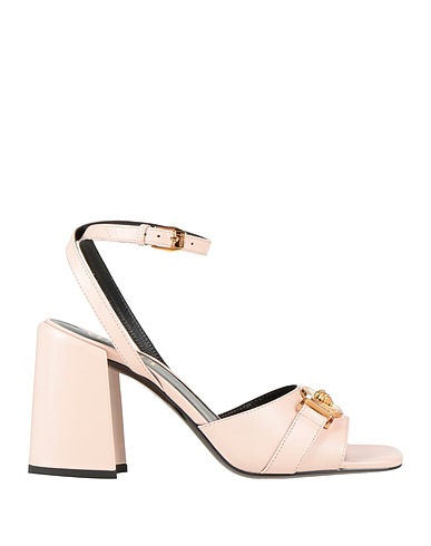 VERSACE Sandals Light pink Leather