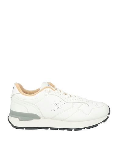 EMPORIO ARMANI Sneakers BIANCO Leather, Rubber