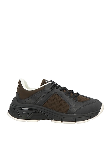 EMPORIO ARMANI Sneakers Black Synthetisches Material, Textile fibres