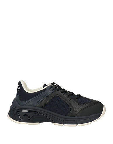 EMPORIO ARMANI Sneakers Midnight blue Synthetisches Material, Textile fibers