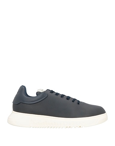 EMPORIO ARMANI Sneakers Midnight blue Leather