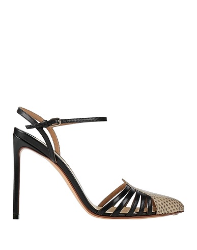 FRANCESCO RUSSO Court Beige Leather, Snakeskin