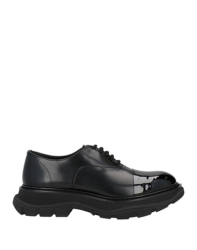 MCQUEEN Laced shoes Black Leather