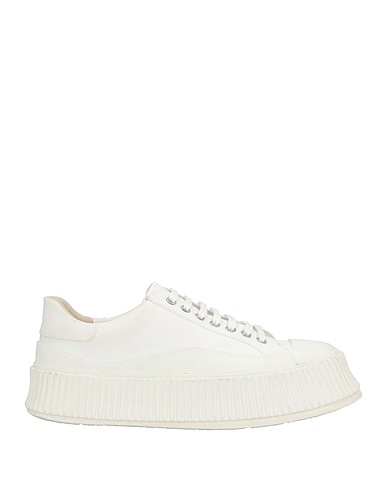 JIL SANDER Sneakers White Textile fibres