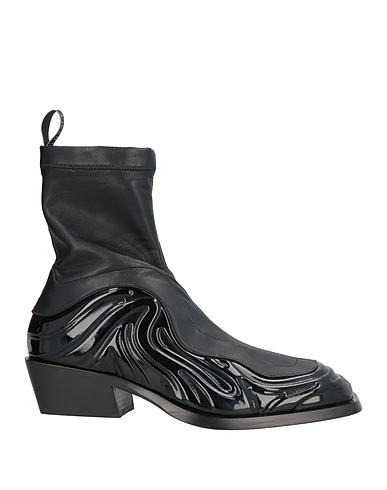 VERSACE Ankle boot Black Synthetisches Material