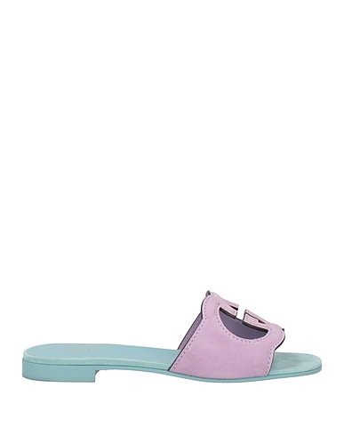 GUCCI Sandalen Lila Leder