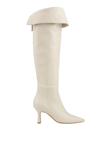 PITON PARIS Stiefel Off white Leder