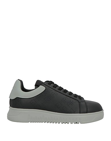 EMPORIO ARMANI Sneakers Black Leather
