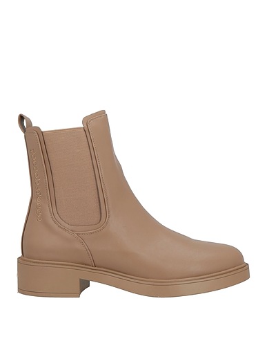 ROCCOBAROCCO Ankle boot Taupe Textile fibres, Synthetisches Material