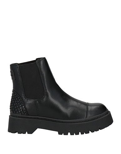 ROCCOBAROCCO Ankle boot Black Synthetisches Material, Textile fibres