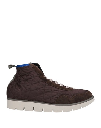 PANCHIC Sneakers Dark brown Textile fibres, Leather
