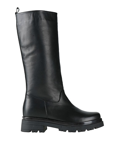 EXTON Boots Black Leather
