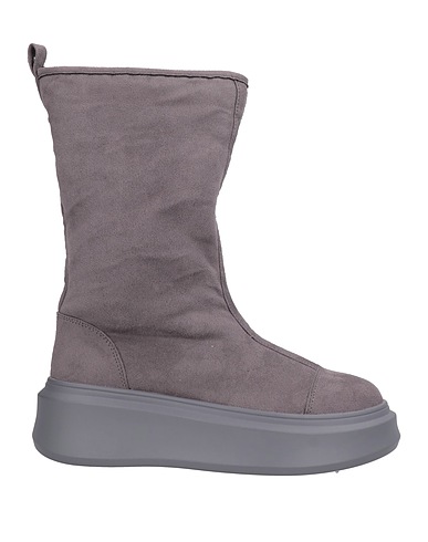 TWINSET Ankle boot Grey Textile fibers